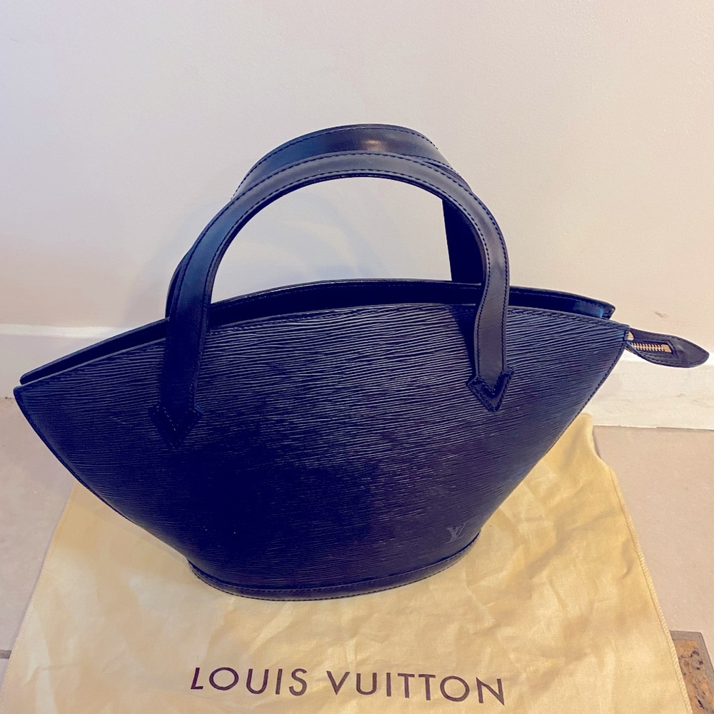 LOUIS VUITTON Epi St. Jacques PM: Black Epi leather